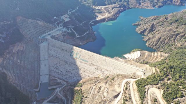 Türkiye'nin 4. Büyük Barajı olan Pamukluk Barajında Su Seviyesi Yükseliyor