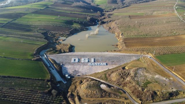 Sakarya Söğütlü Kantar Göletinde Su Tutmaya Başlandı!