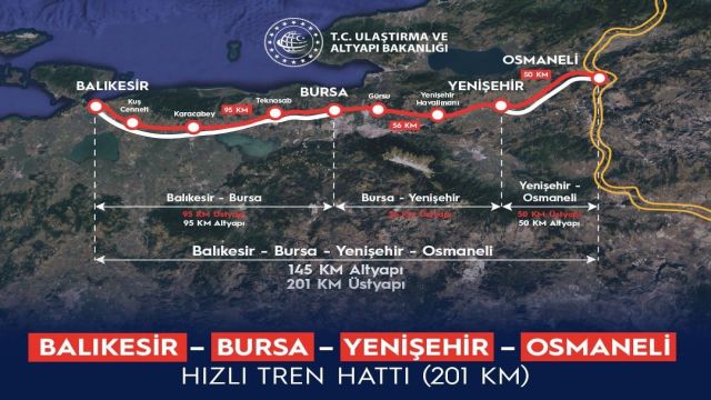 Bakan Karaismailoğlu’ndan, “Bursa Hızlı Tren Projesi” Hakkında Açıklamalar