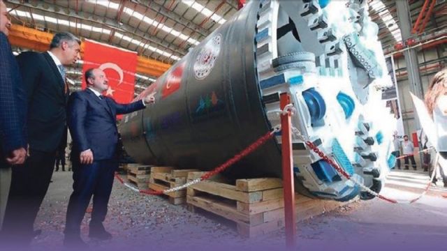 E-BERK'in Ürettiği Yerli ve Milli Tünel Açma Makinesinin Sunumu Bugün Gerçekleştirilecek!