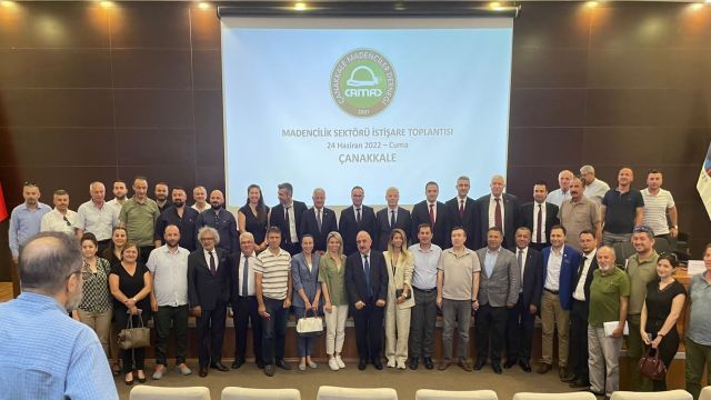 'Madencilik Sektörü İstişare Toplantısı' Çanakkale'de Gerçekleştirildi