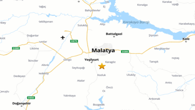 Malatya'da 5.6 Büyüklüğünde Deprem!