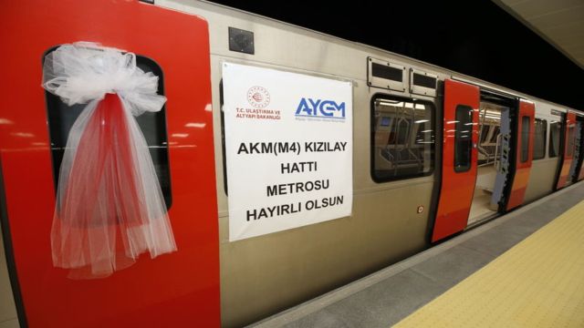 AKM-Gar-Kızılay Metro Hattı Açıldı