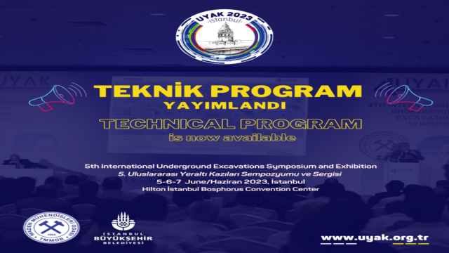 UYAK2023 Sempozyum Teknik Programı Yayınlandı