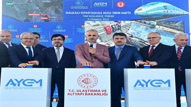 Halkalı-Kapıkule YHT Projesi’nde Tünel Açma Çalışmaları Başladı