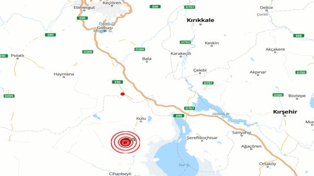 Konya'da 4.8 Büyüklüğünde Deprem!