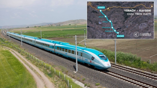 Yerköy-Kayseri Hızlı Tren Hattına 1,2 Milyar Euro Finansman