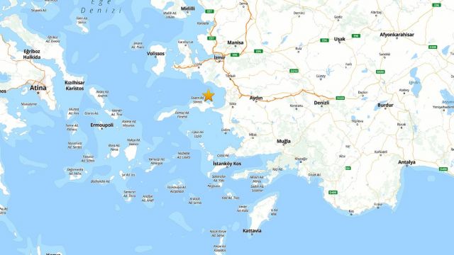 İzmir'de 3.9 büyüklüğünde deprem