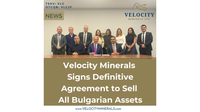 Türker Global Madencilik, Velocity Minerals’in Bulgaristan Varlıklarını Satın Aldı