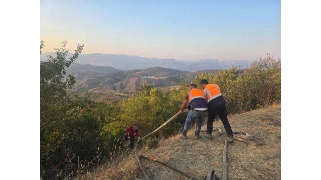 Madencilik Sektörü Yangınlarla Mücadelede Yine Sahada