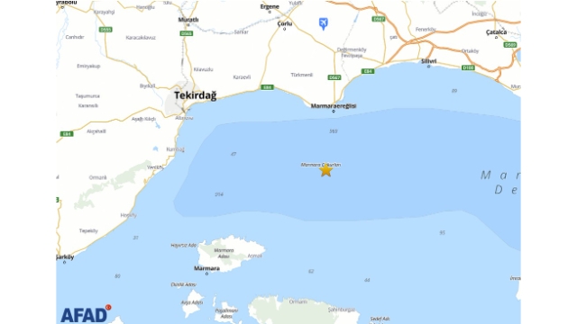 Marmara'da 5 Büyüklüğünde Deprem: İstanbul'dan Hissedildi