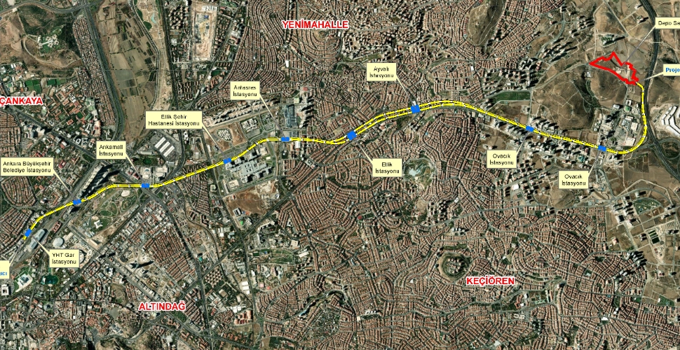 Ankara’da Yeni Metro Hattı Projesi Kritik Eşik