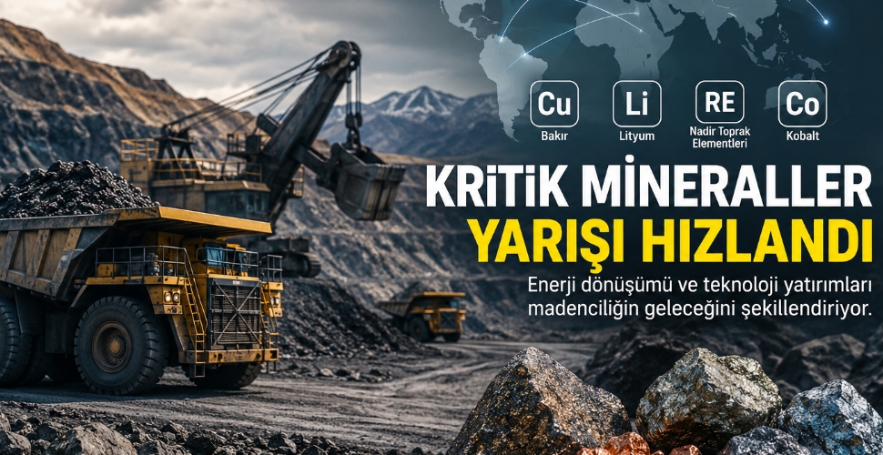 Küresel madencilik sektöründe kritik mineraller yarışı hızlandı