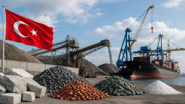 Türkiye'nin Maden İhracatı İlk Beş Ayda 2,7 Milyar Doların Üzerine Çıktı