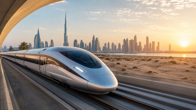 Türk mühendisliği Abu Dabi–Dubai yüksek hızlı tren projesinde