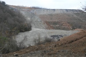 Bursa'nın Kirazlıyayla İlçesinde Maden Atık Alanı Çöktü