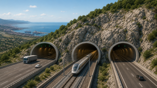 Amanos Dağları'nın Altında Dünyada Bir İlk: 60 Kilometrelik Üçlü Tüp Tünel