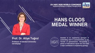 Prof. Dr. Atiye Tuğrul, Hans Cloos Madalyası ile Onurlandırıldı